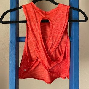 Lululemon open back workout tank